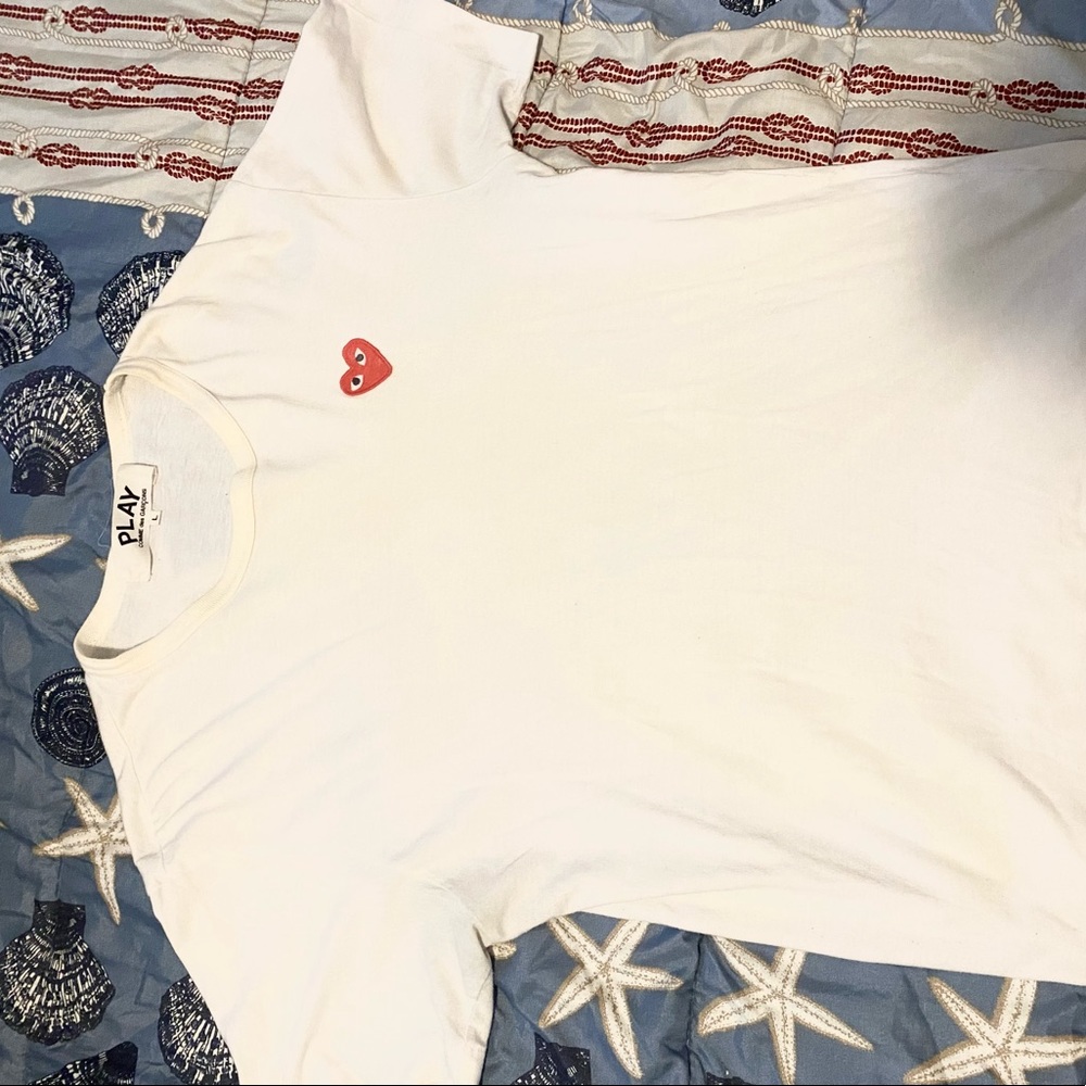 CDG Red Heart T Shirt